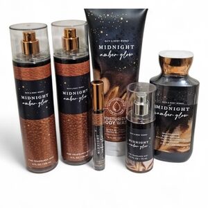 Bath & Body Works Midnight Amber Glow Collection